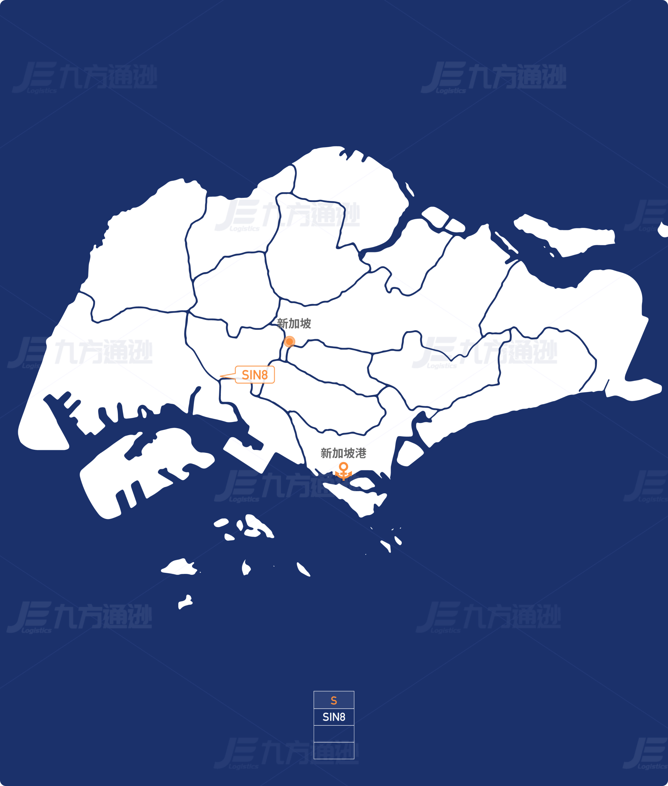 新加坡FBA仓库分布图